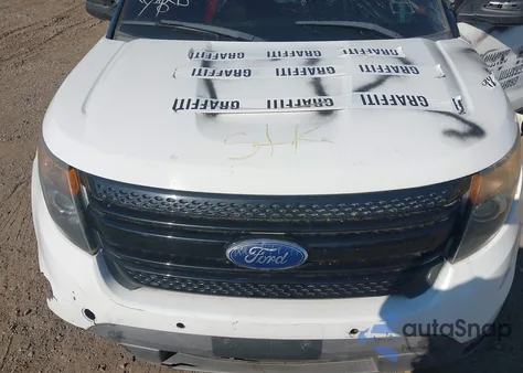 2015 Ford Police Interceptor z USA, uszkodzony, nr VIN 1FM5K8AR6FGB83590